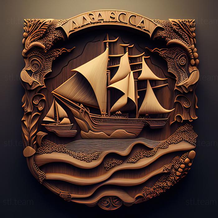 3D model Anchorageq Alaska (STL)